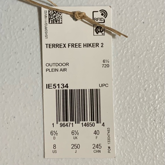 Adidas Terrex Free Hiker Gore-Tex 2.0 Shoes-Size 8 New - Picture 12 of 12